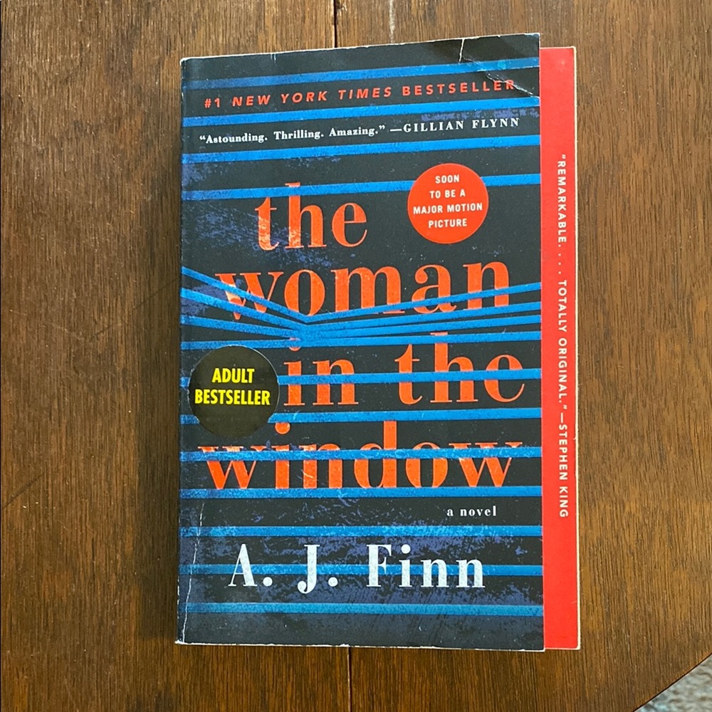 ‘The Woman in the Window' - Black and Red Cover